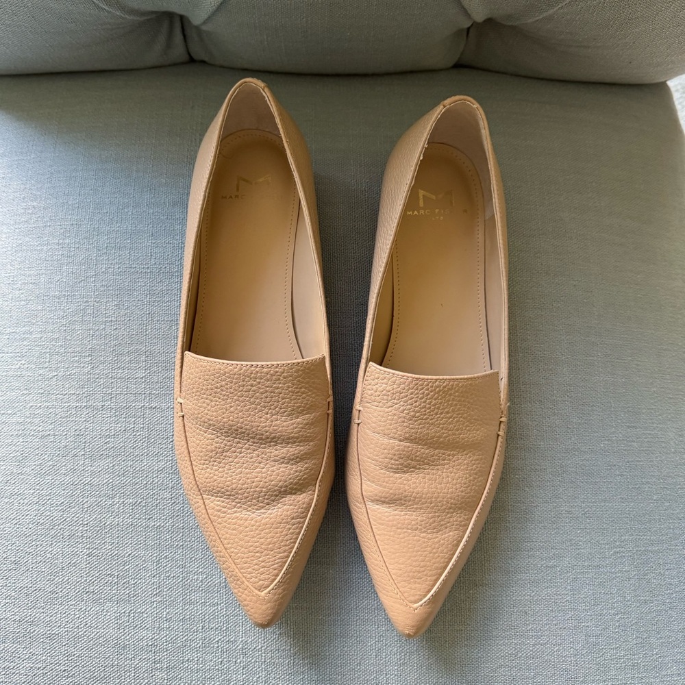 Marc Fisher Women's Beige Loafers